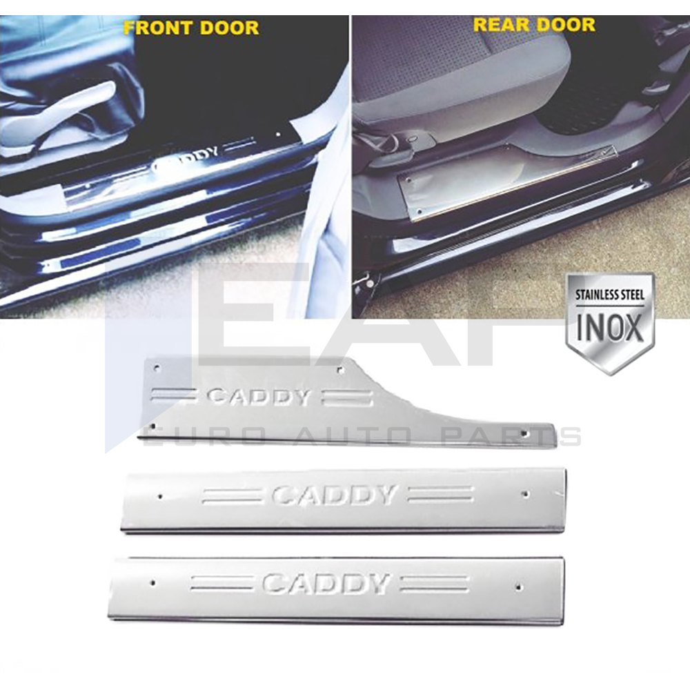 Interior Door Threshold Cover - 3 Doors- Stainless Steel