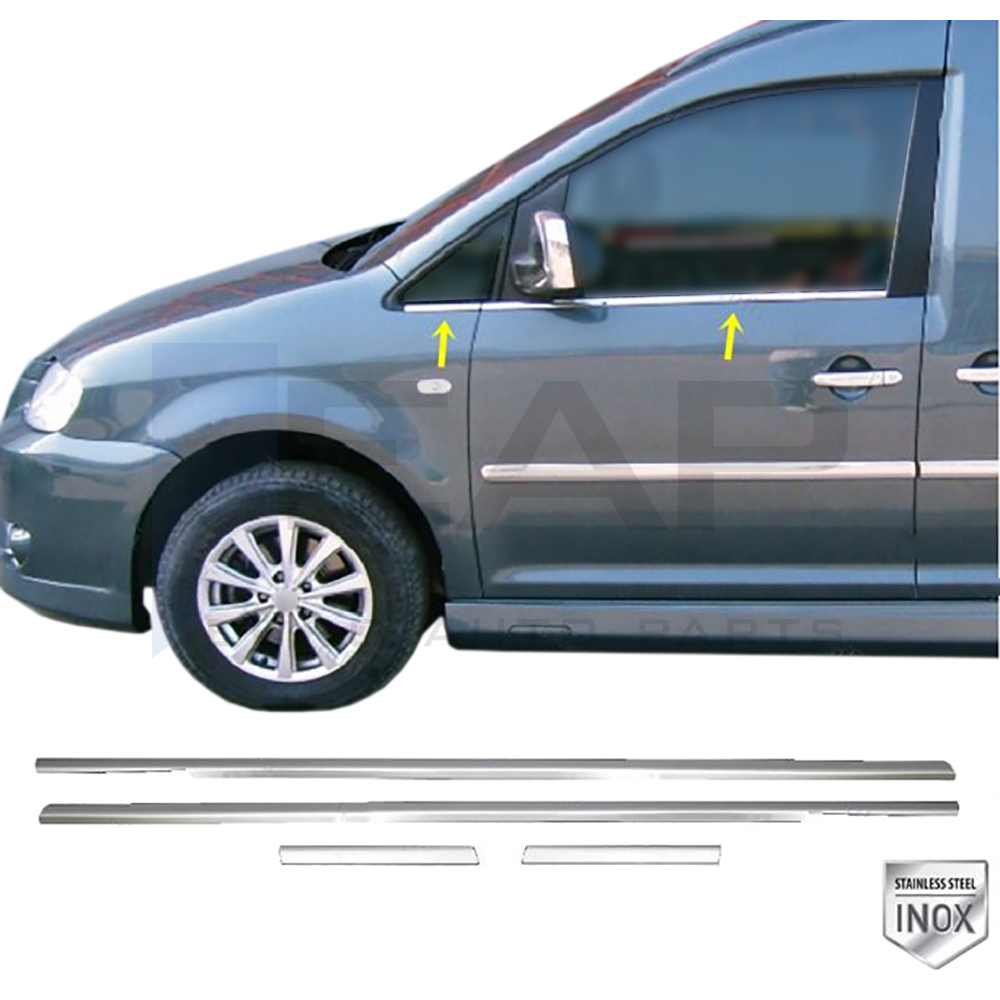 Window Frame Garnish - 4 Pcs - Stainless Steel