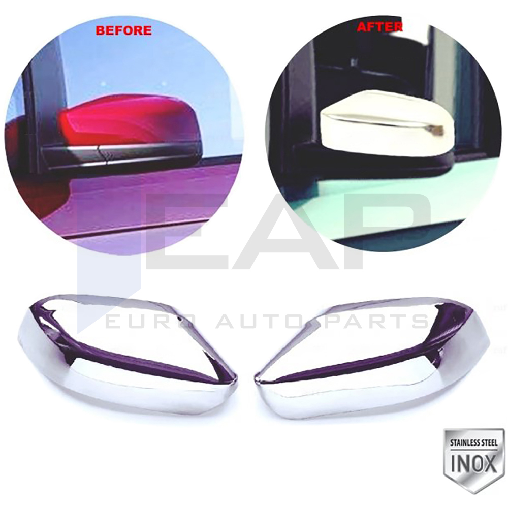 Mirror Cover - 2 Pcs - Stainless Steel