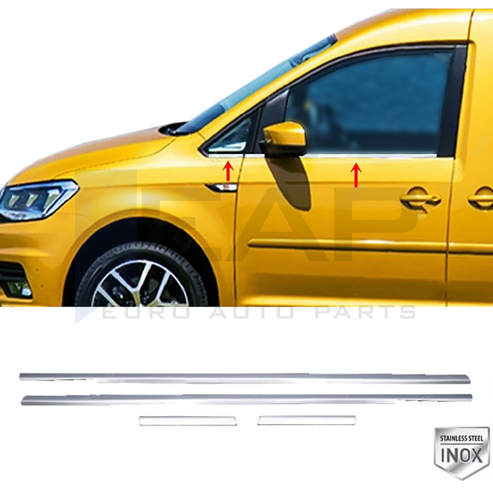 Window Frame Garnish - 4 Pcs - Stainless Steel