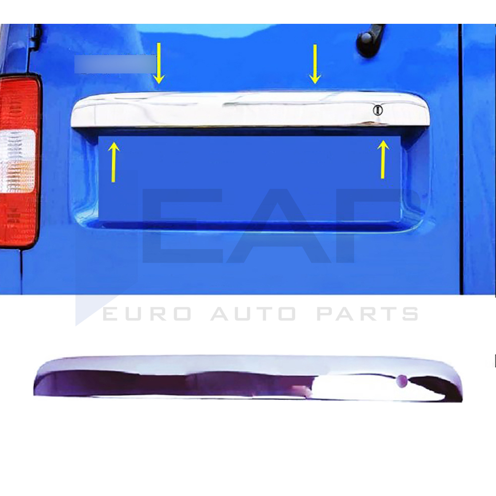 Trunk Lid Trim (Double Door) - Stainless Steel