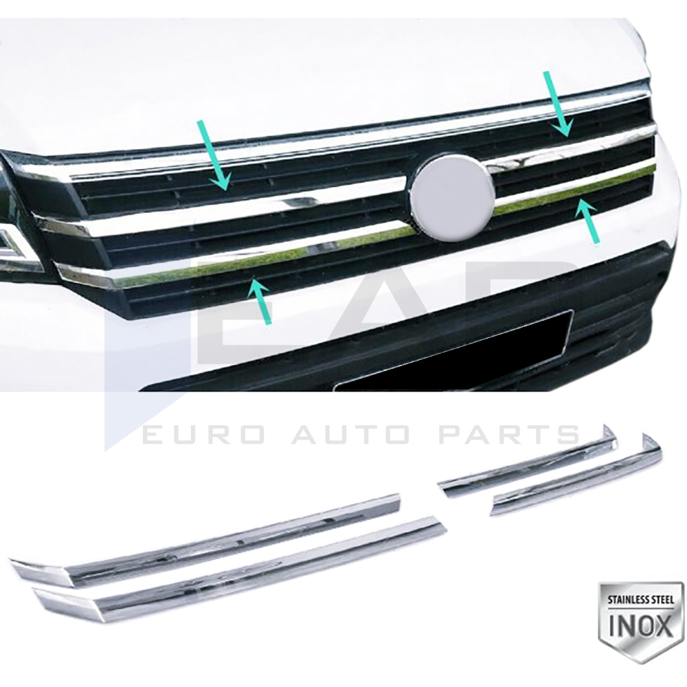 Front Grille - 4 Pcs - Stainless Steel