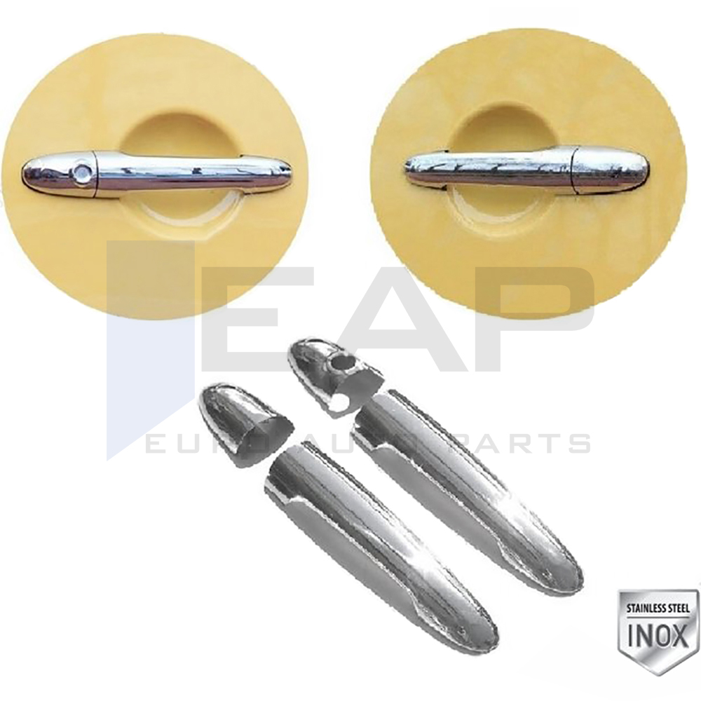 Door Handle Cover - 2 Doors - Stainless Steel