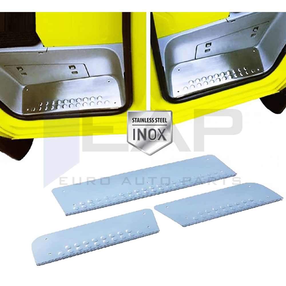 Interior Door Threshold Cover - 3 Doors- Stainless Steel