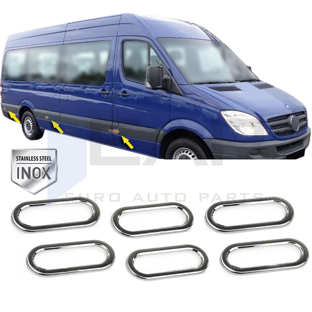 Side Reflector Frame - 6 Pcs - Stainless Steel