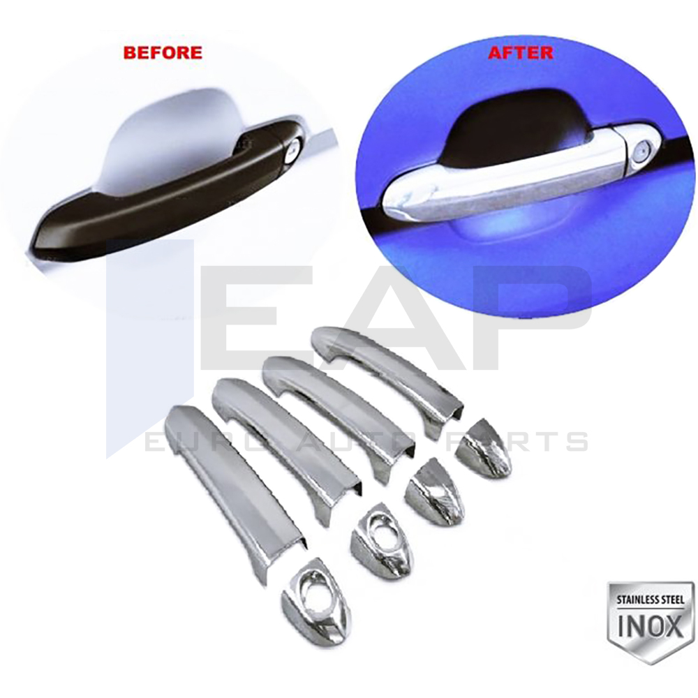 Door Handle Cover (Double Hole) - 4 Doors - Stainless Steel