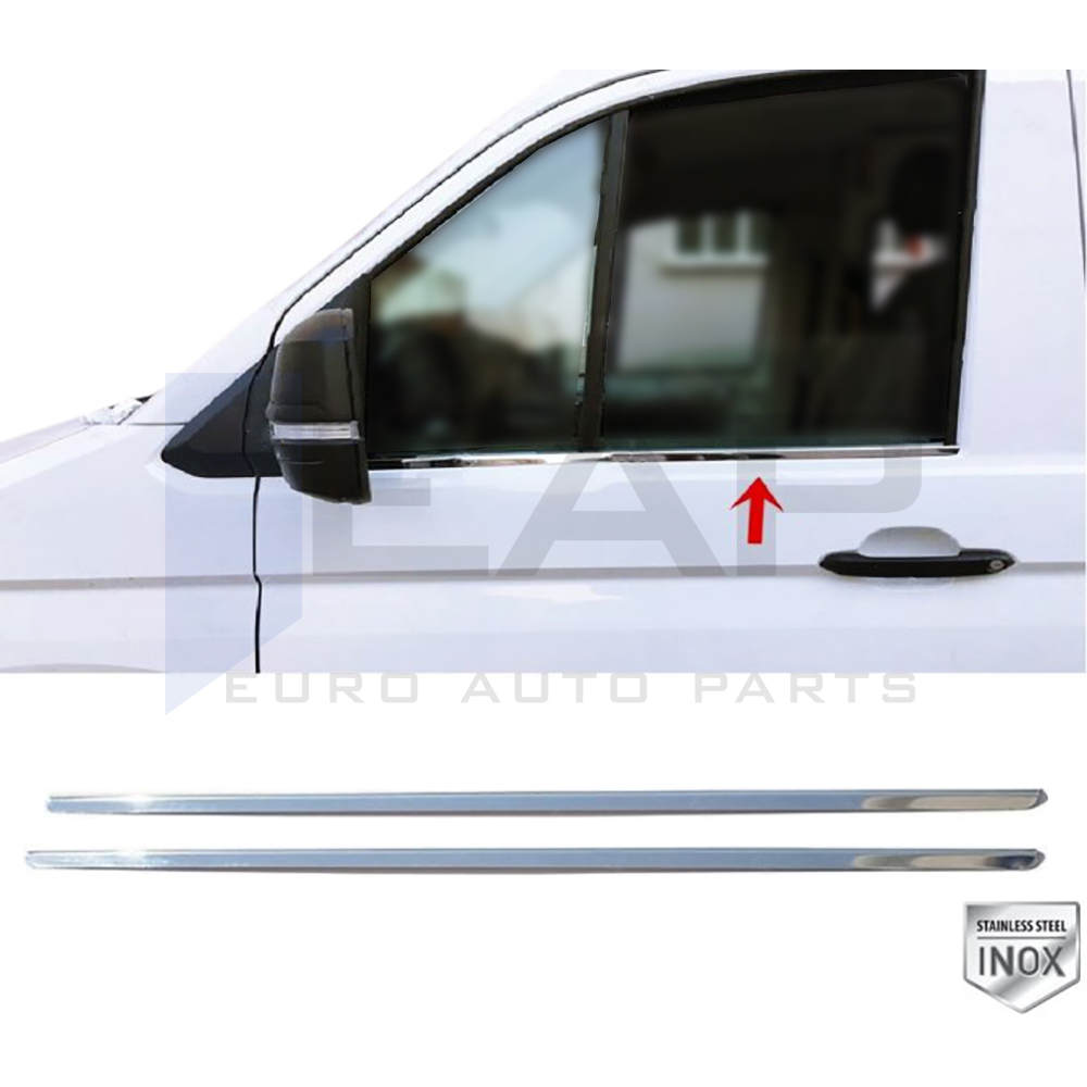 Window Frame Garnish - 2 Pcs - Stainless Steel