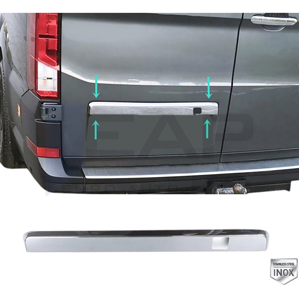 Trunk Lid Trim (With Camera) - Stainless Steel