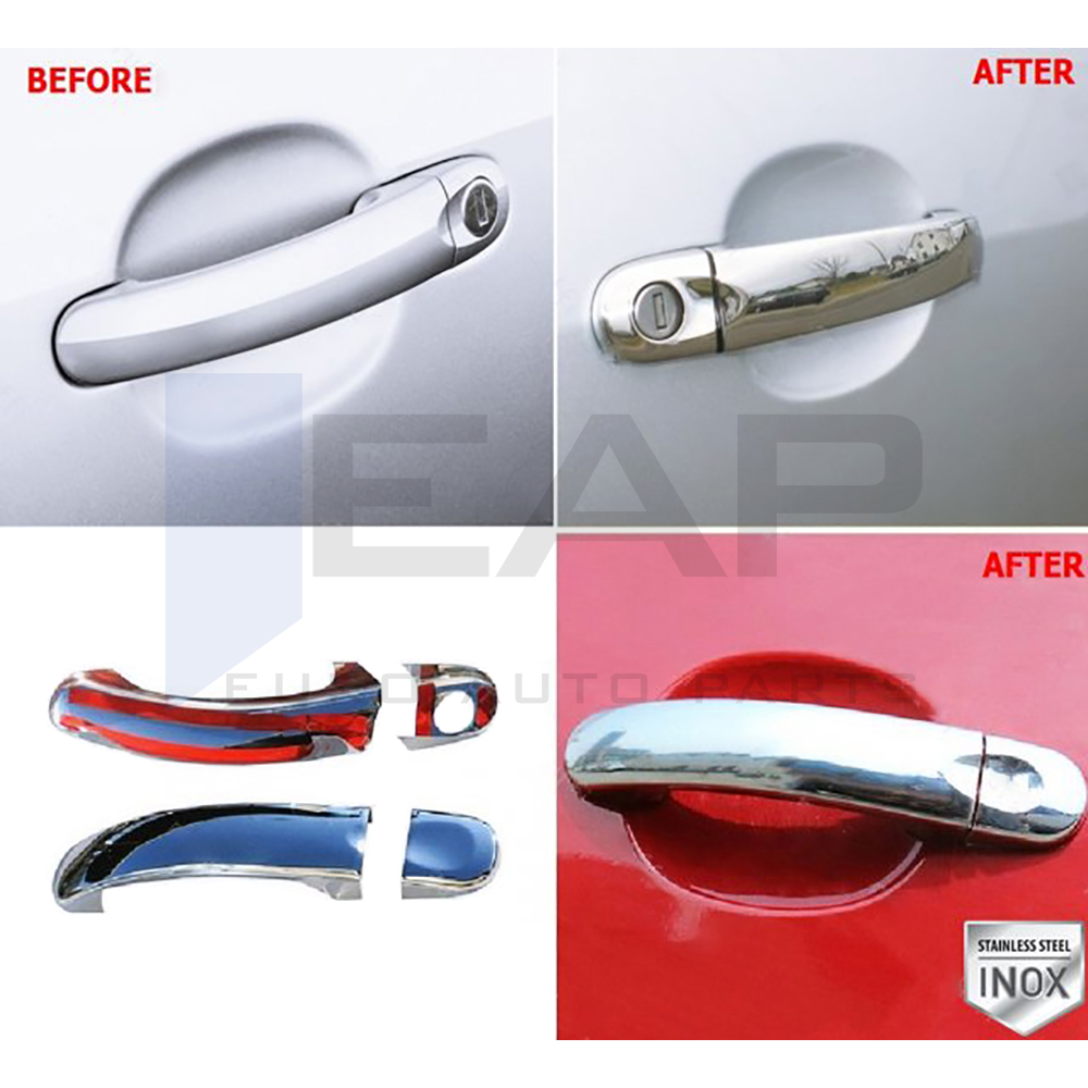 Door Handle Cover - 2 Doors - Stainless Steel
