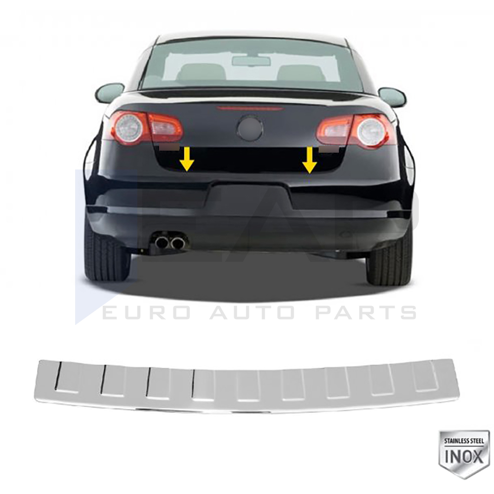 Rear Bumper Protector - Stainless Steel