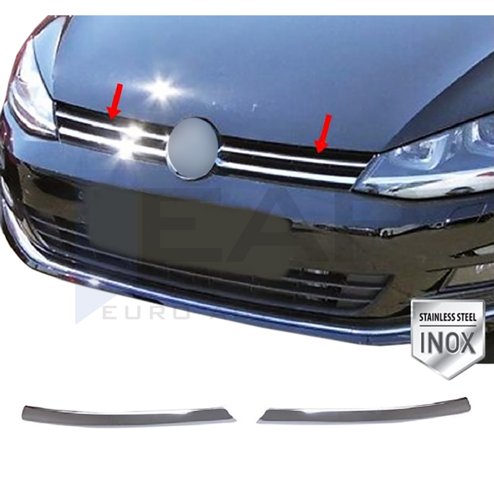 Front Grille (Comfortline) - 4 Pcs - Stainless Steel