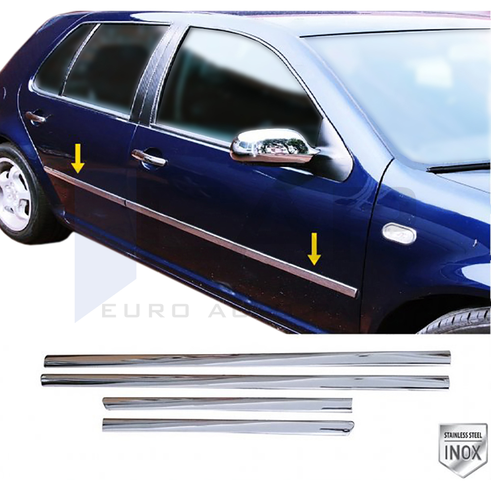 Side Door Trim - 4 Doors - Stainless Steel
