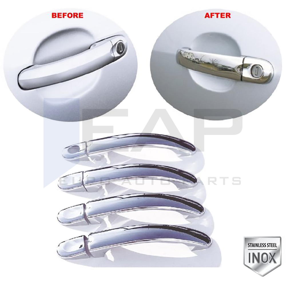 Door Handle Cover - 4 Doors - Stainless Steel