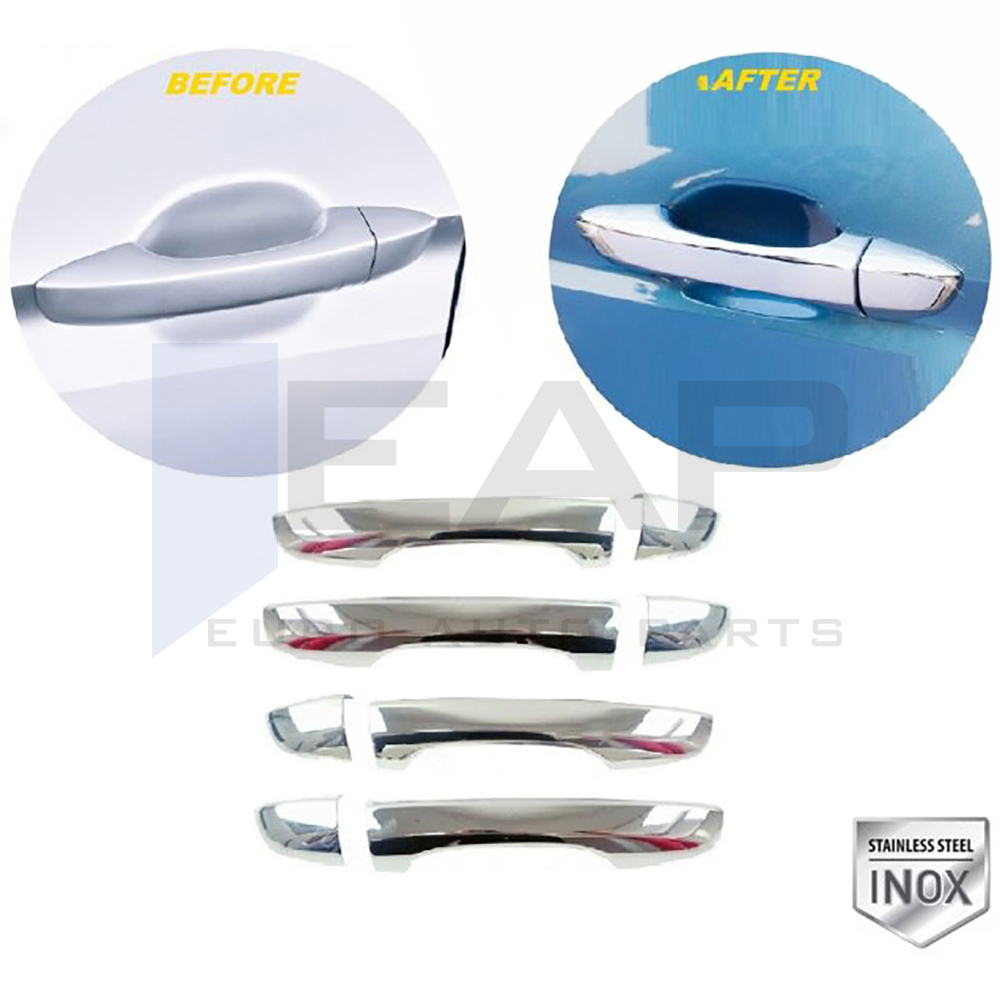 Door Handle Cover - 4 Doors - Stainless Steel