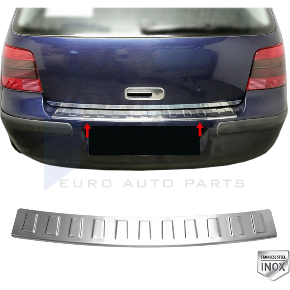 Rear Bumper Protector - Stainless Steel 
