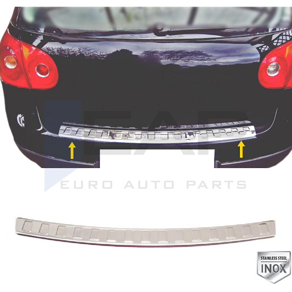 Rear Bumper Protector - Stainless Steel