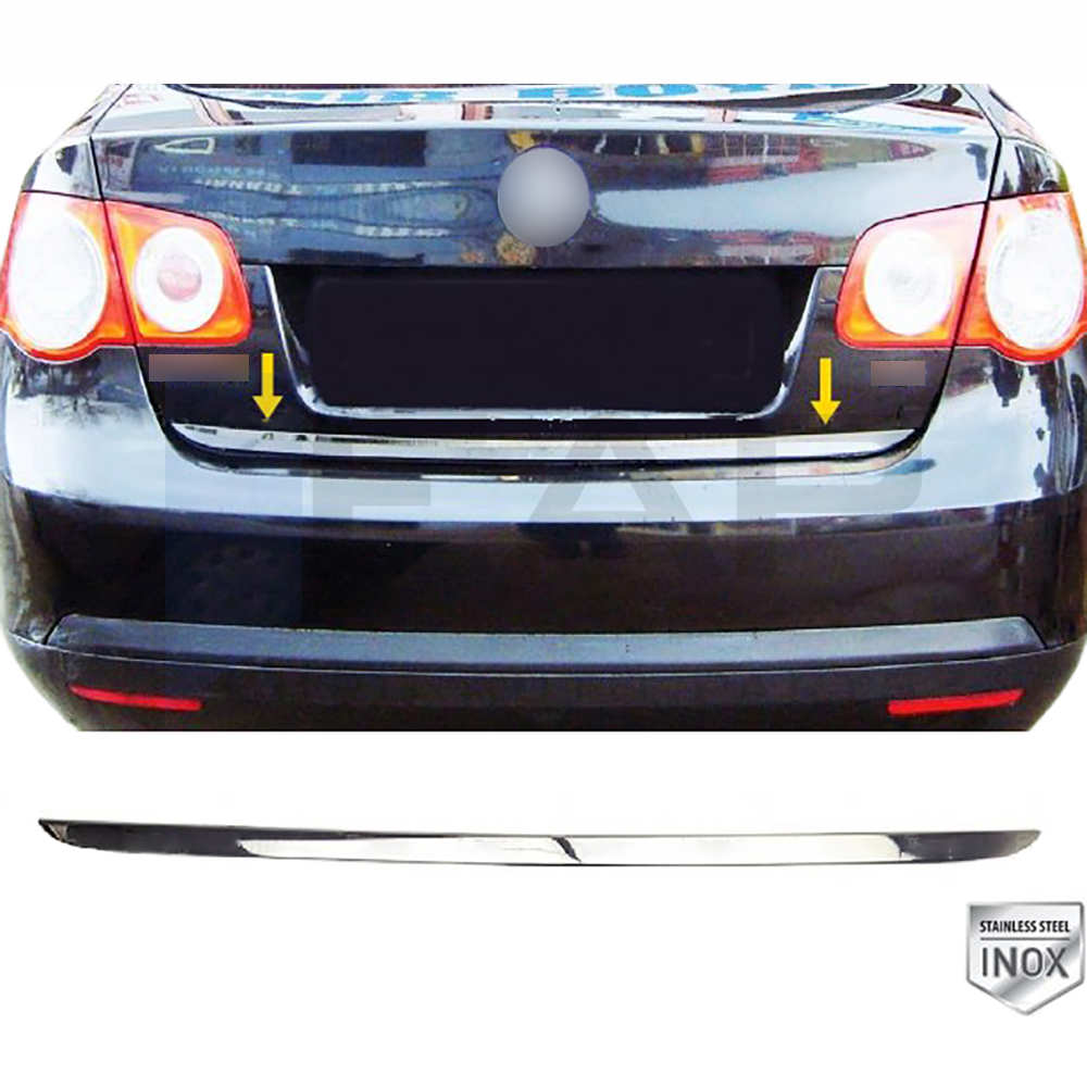 Trunk Lid Trim - Stainless Steel