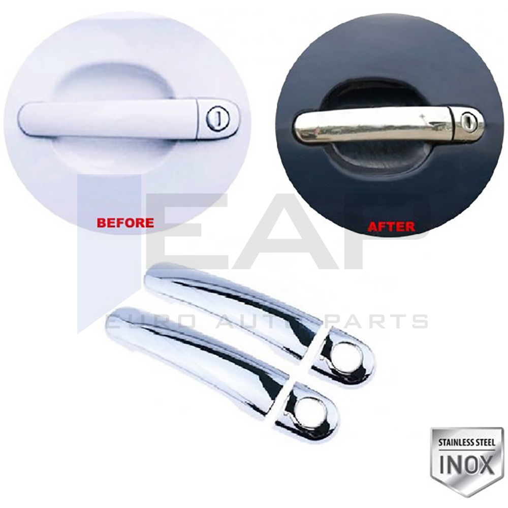 Door Handle Cover (Double Hole) - 2 Doors - Stainless Steel