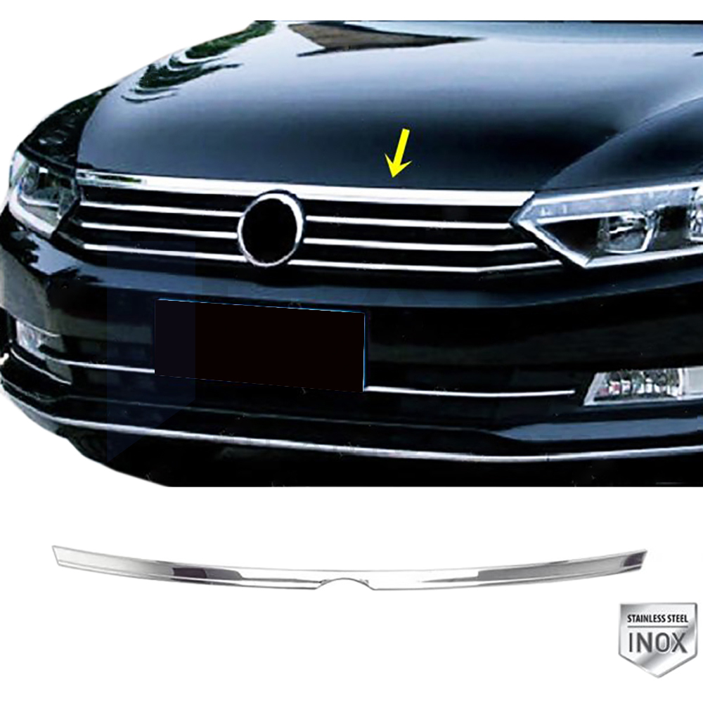 Hood Lid Trim - Stainless Steel