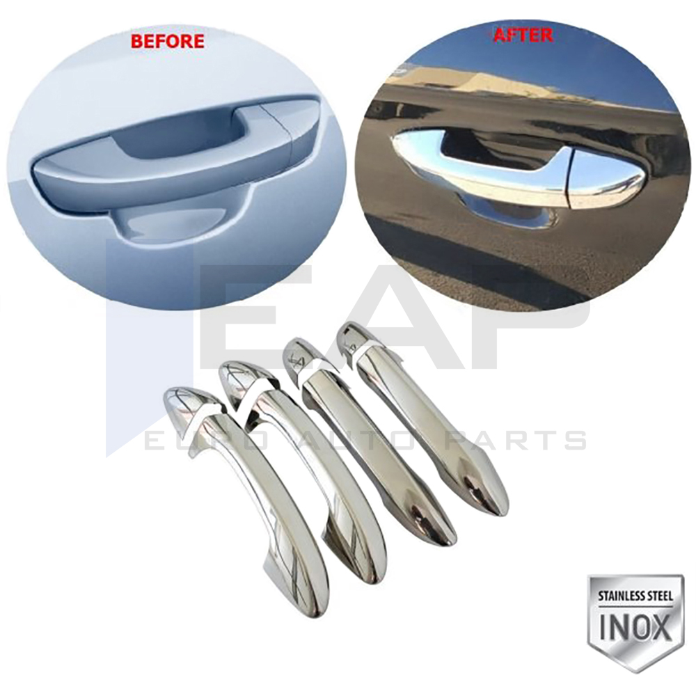 Door Handle Cover - 4 Doors - Stainless Steel