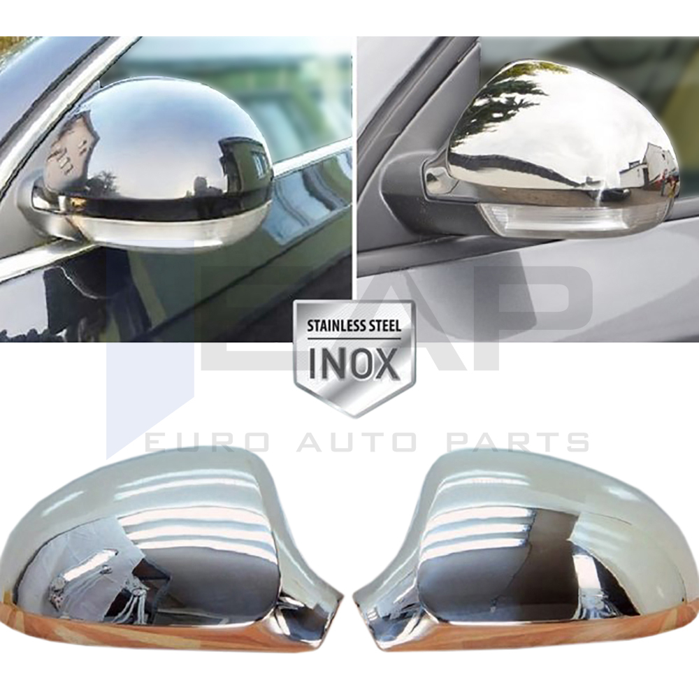 Mirror Cover 2 Pcs - Stainless Steel