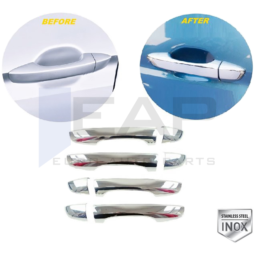 Door Handle Cover - 4 Doors - Stainless Steel
