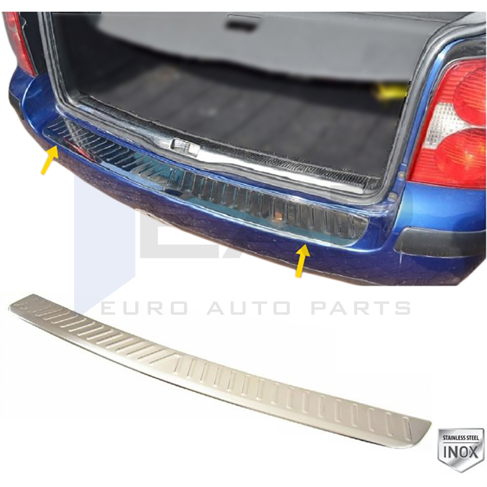 Rear Bumper Protector - Stainless Steel