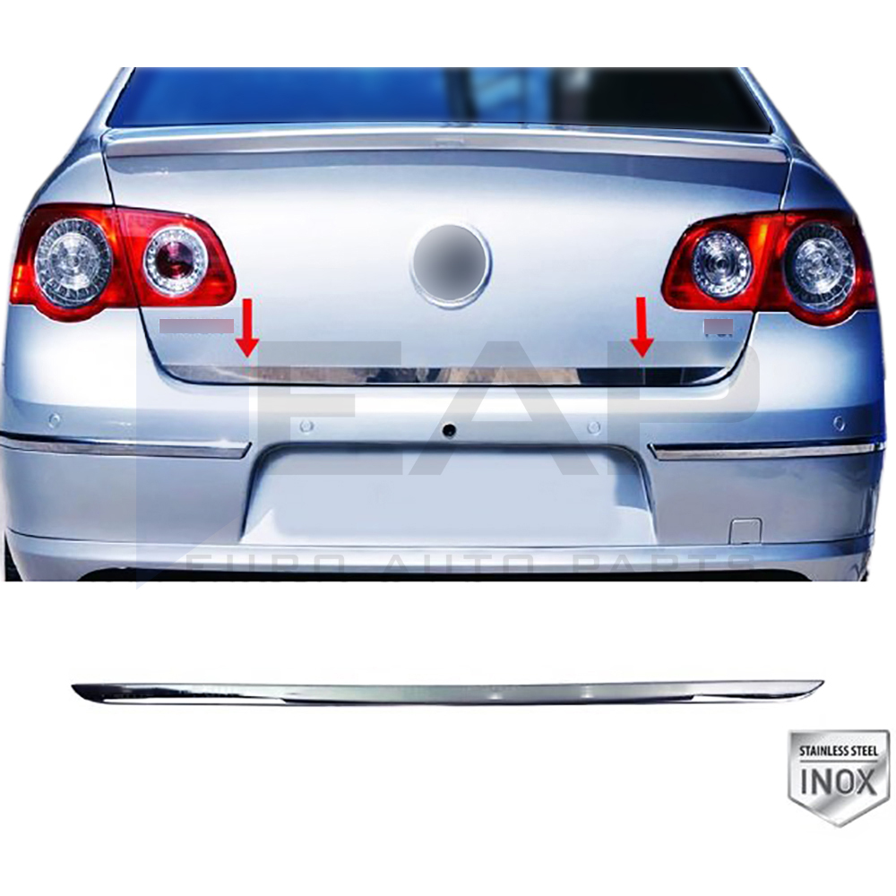 Trunk Lid Trim - Stainless Steel