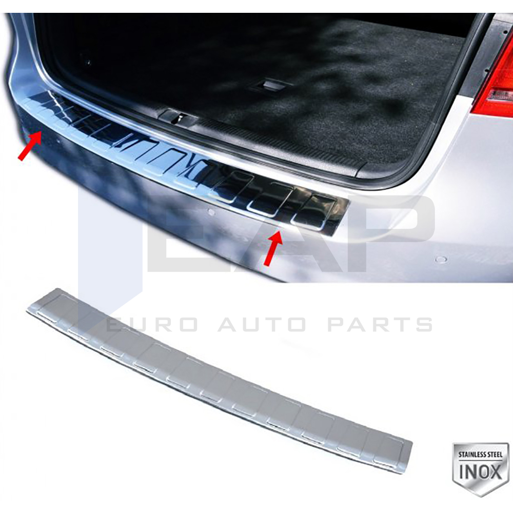 Rear Bumper Protector - Stainless Steel