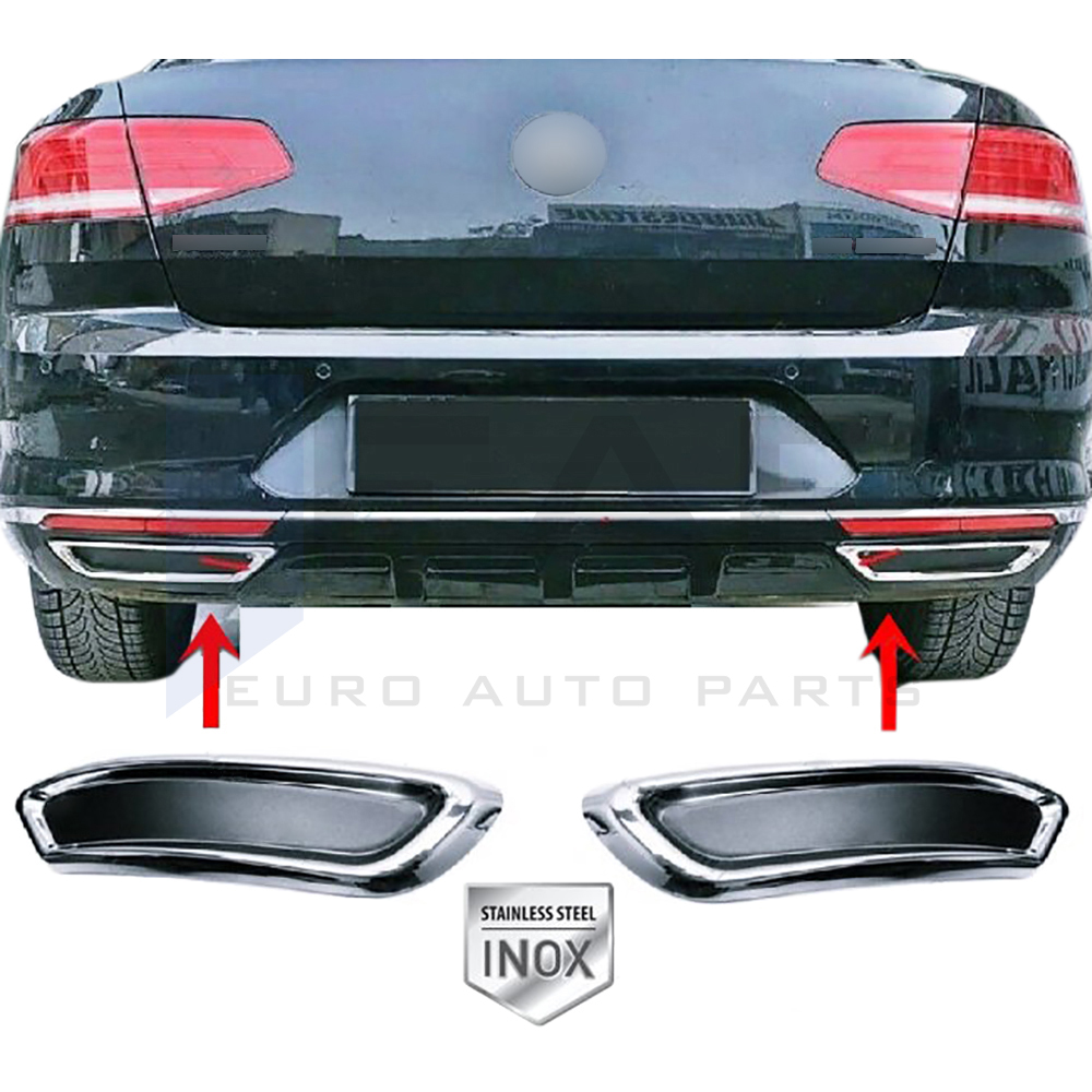 Exhaust Frame - 2 Pcs - Stainless Steel