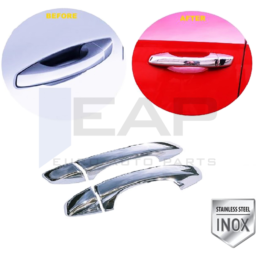 Door Handle Cover - 2 Doors - Stainless Steel