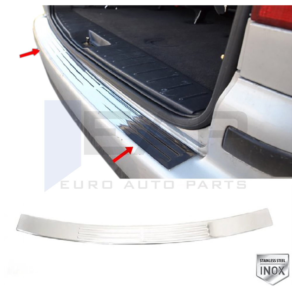 Rear Bumper Protector - Stainless Steel