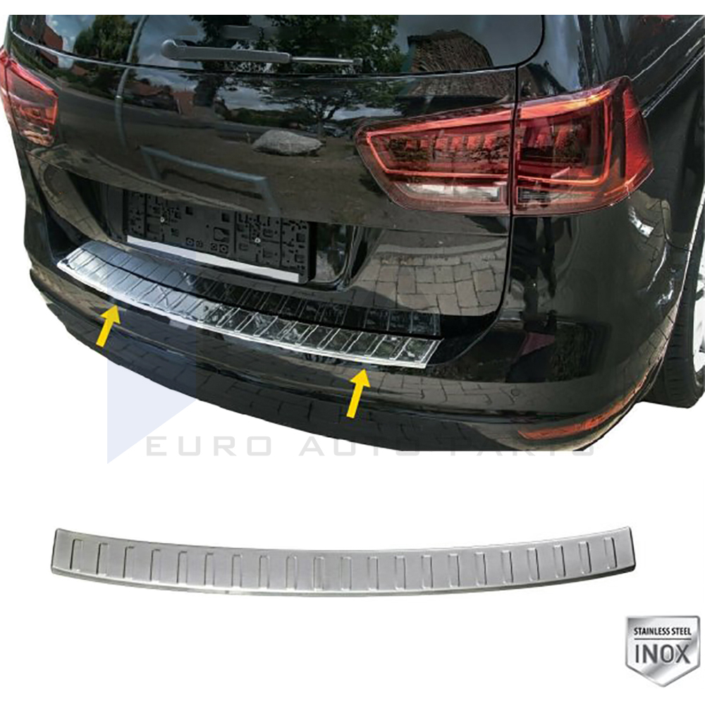 Rear Bumper Protector - Stainless Steel