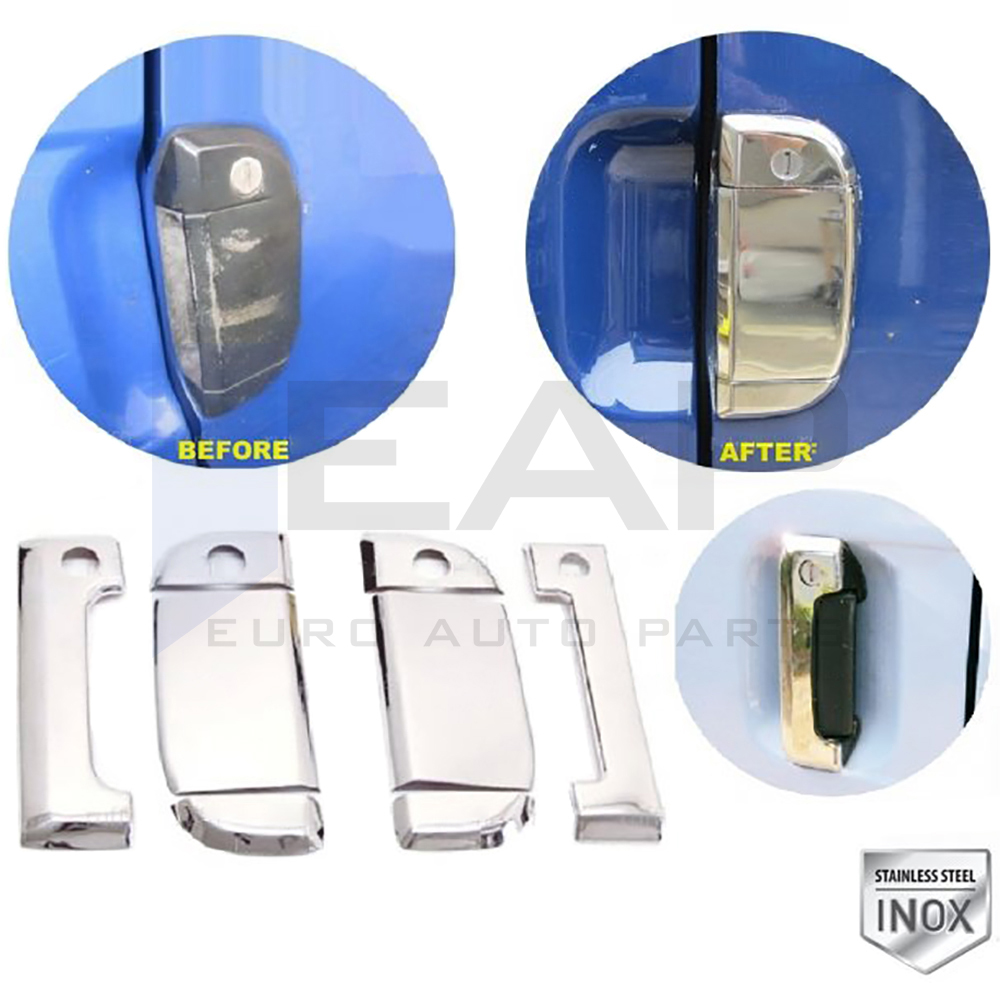 Door Handle Cover - 4 Doors - Stainless Steel