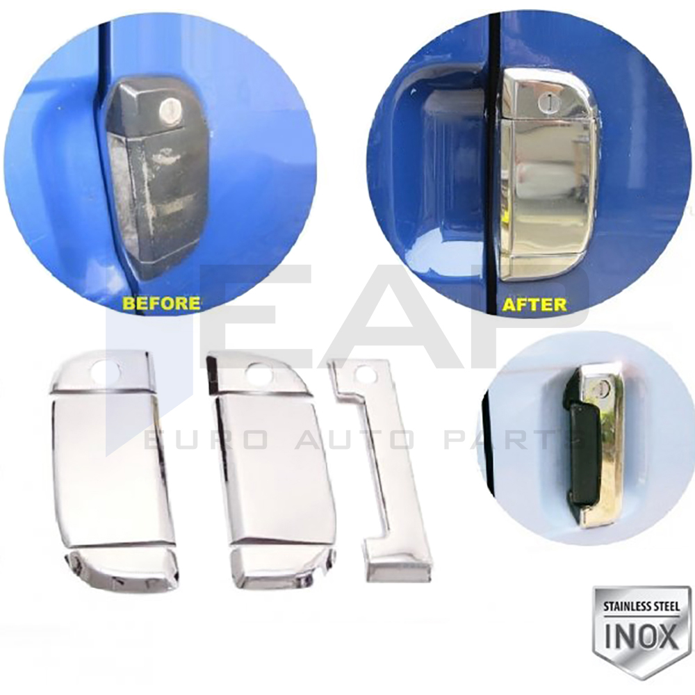 Door Handle Cover (RHD) - 3 Doors - Stainless Steel 