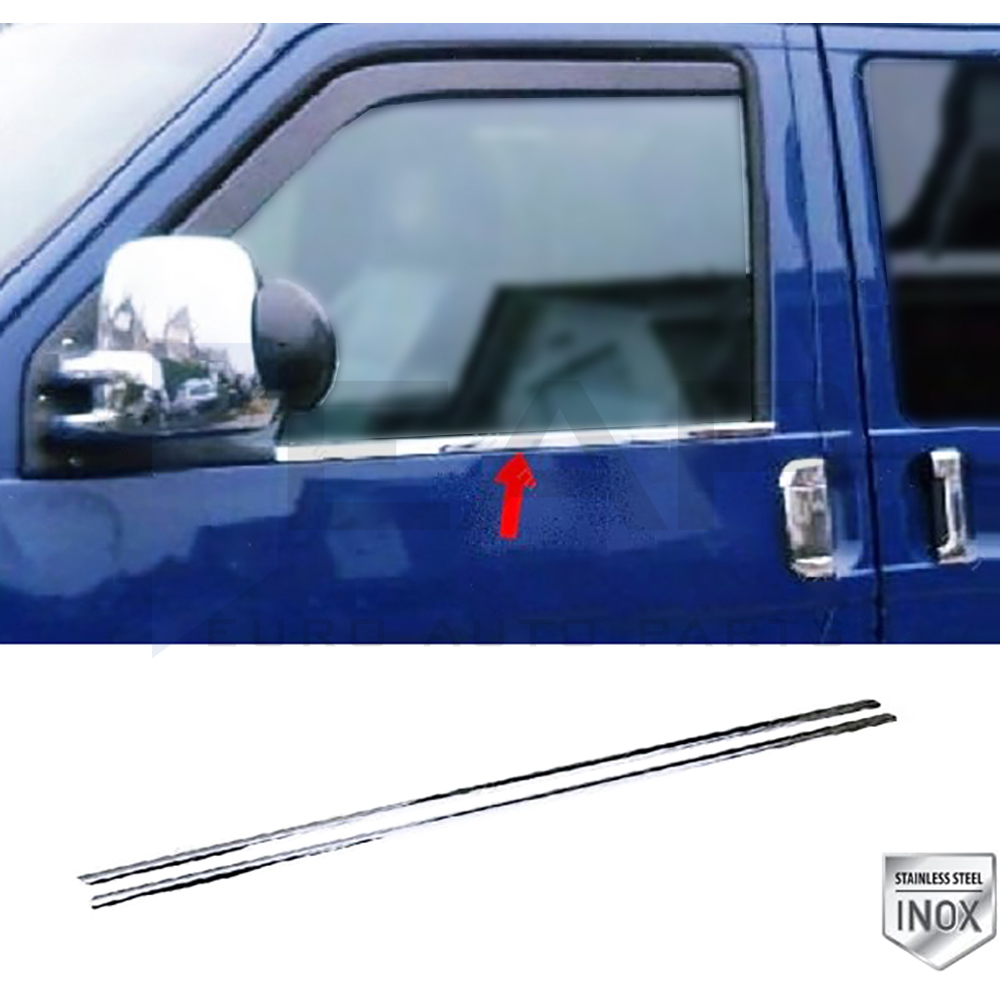 Window Frame Garnish - 2 Pcs - Stainless Steel