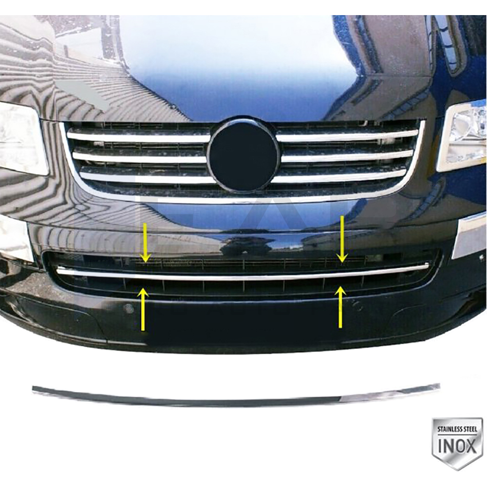 Lower Front Grille - 1 Pcs - Stainless Steel