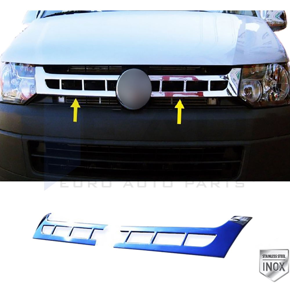 Front Grille - 2 Pcs - Stainless Steel