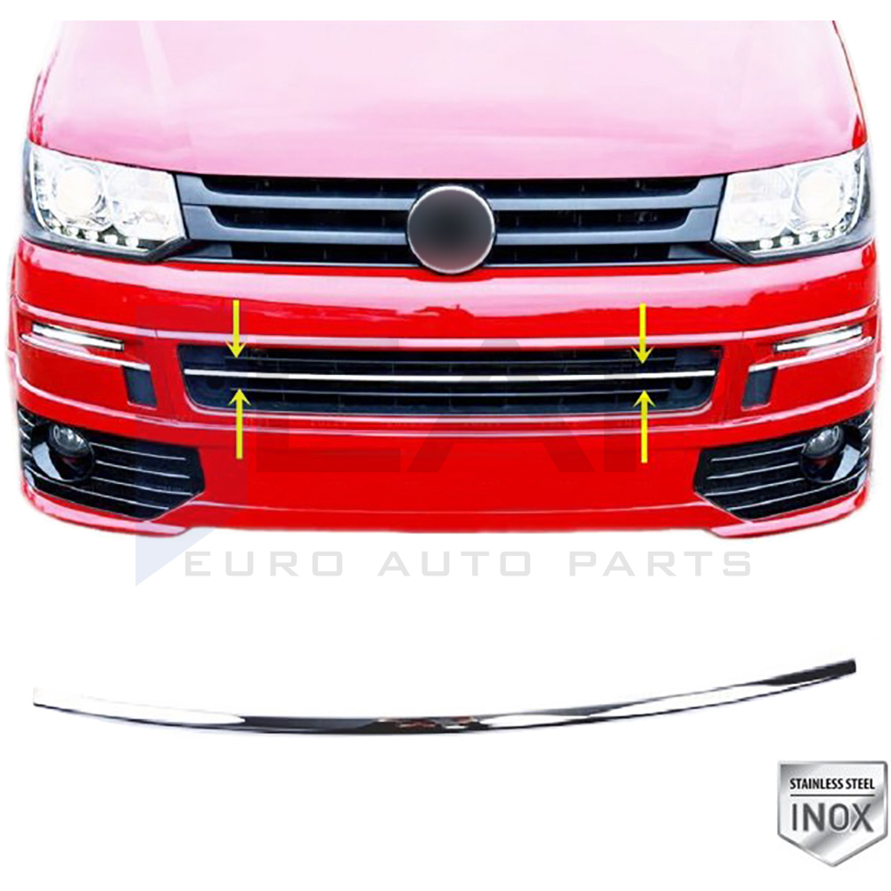 Lower Front Grille - 1 Pcs - Stainless Steel