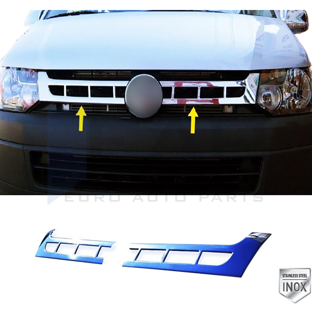 Front Grille - 2 Pcs - Stainless Steel