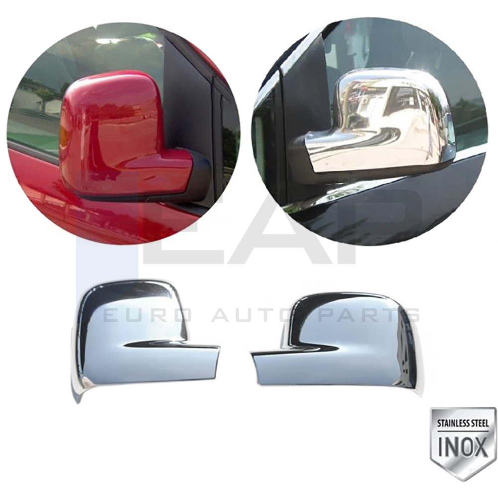 Mirror Cover - 2 Pcs - Stainless Steel