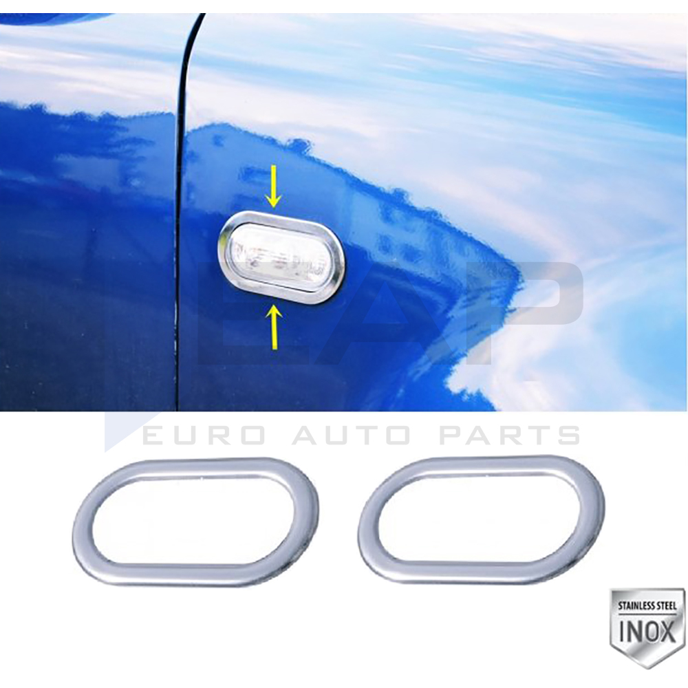 Turn Signal Frame - 2 Pcs - Stainless Steel