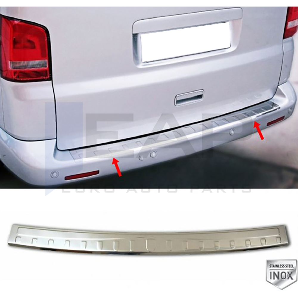 Rear Bumper Protector - Stainless Steel