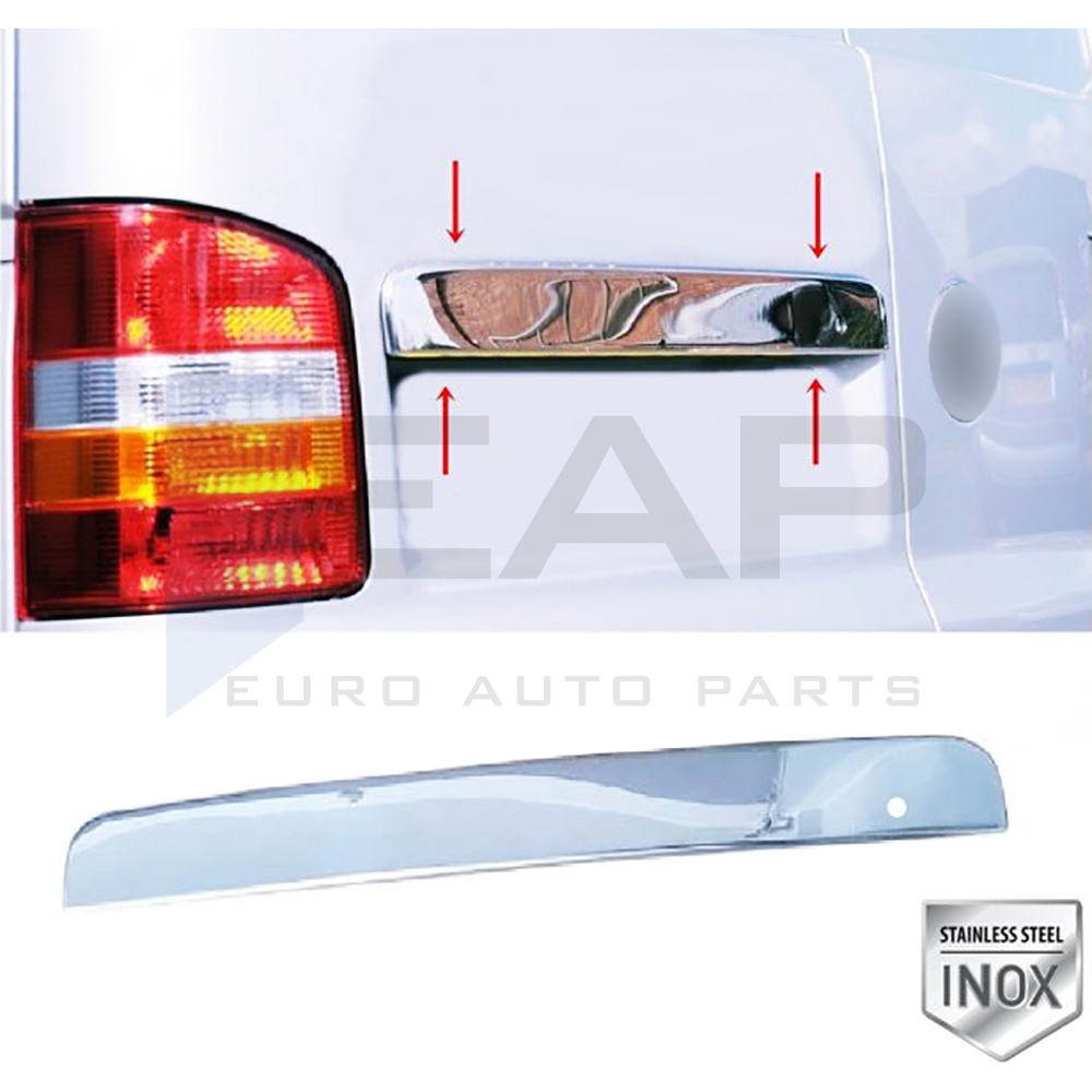 Trunk Lid Trim (Double Door) - Stainless Steel
