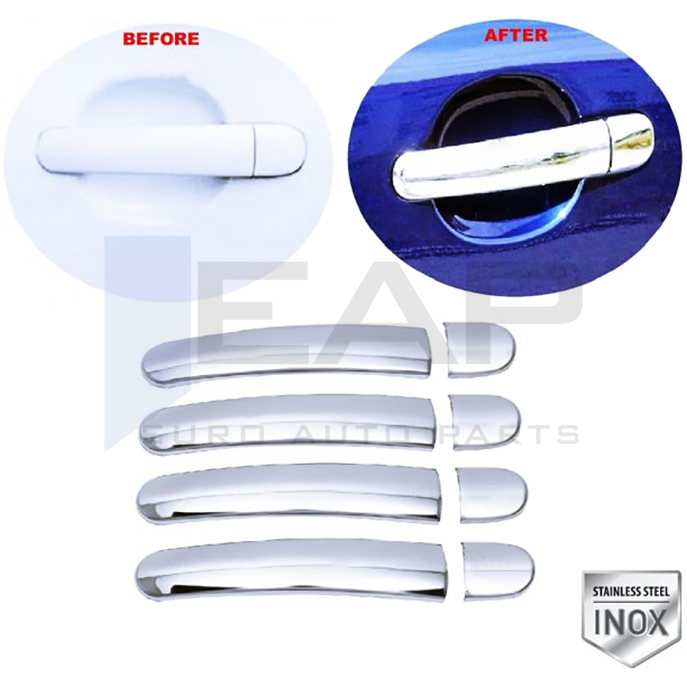 Door Handle Cover - 4 Doors - Stainless Steel