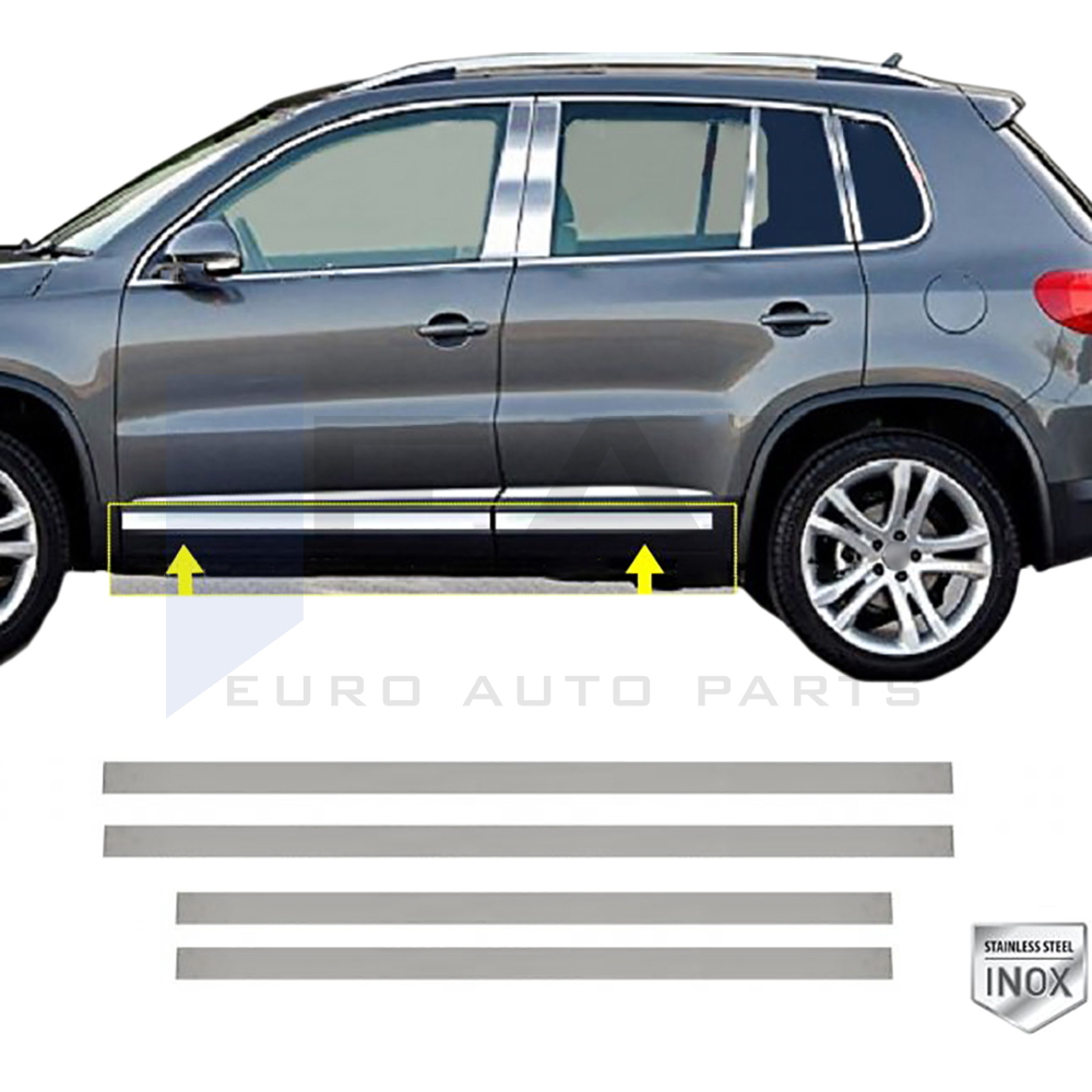 Side Door Trim - 4 Doors - Stainless Steel