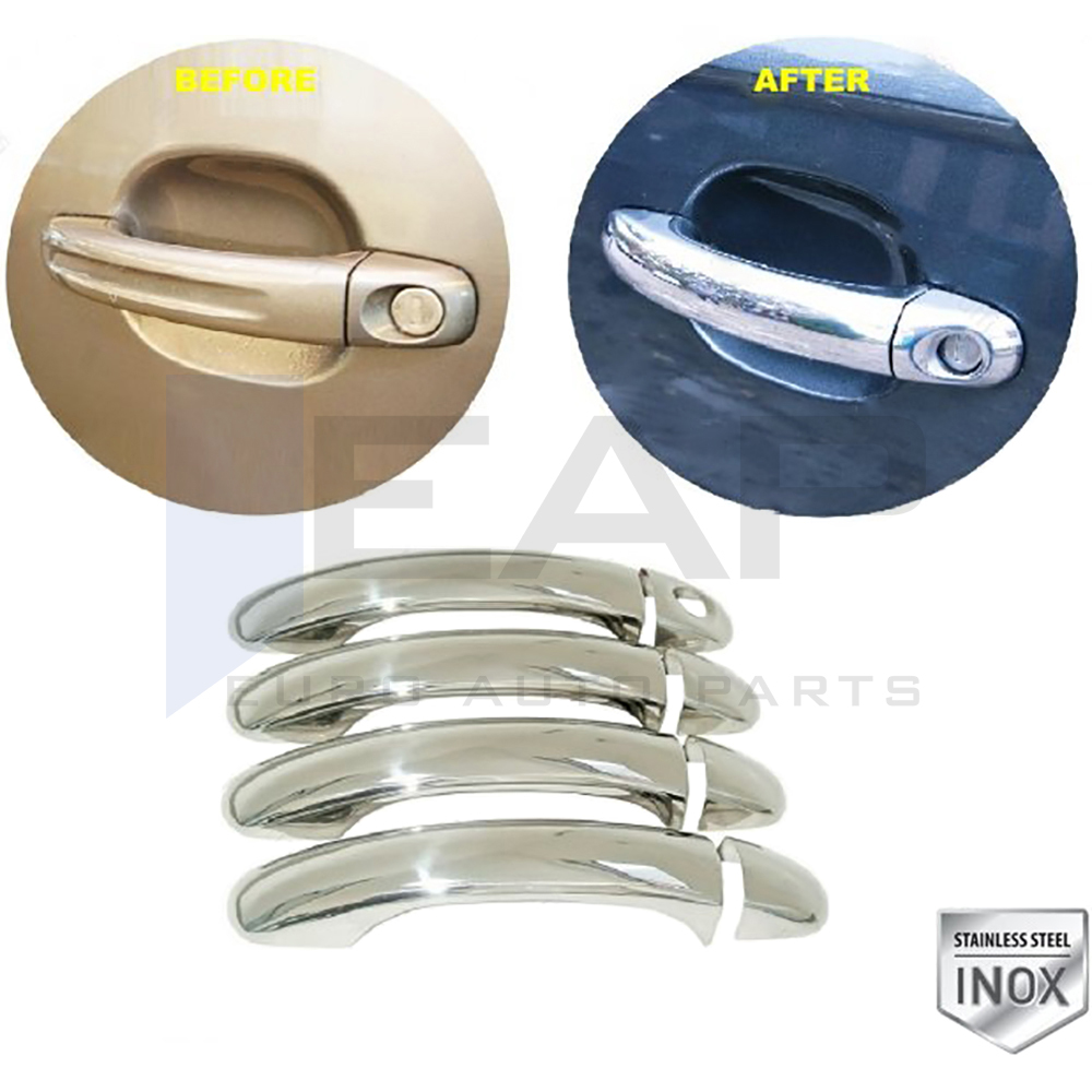Door Handle Cover - 4 Doors - Stainless Steel
