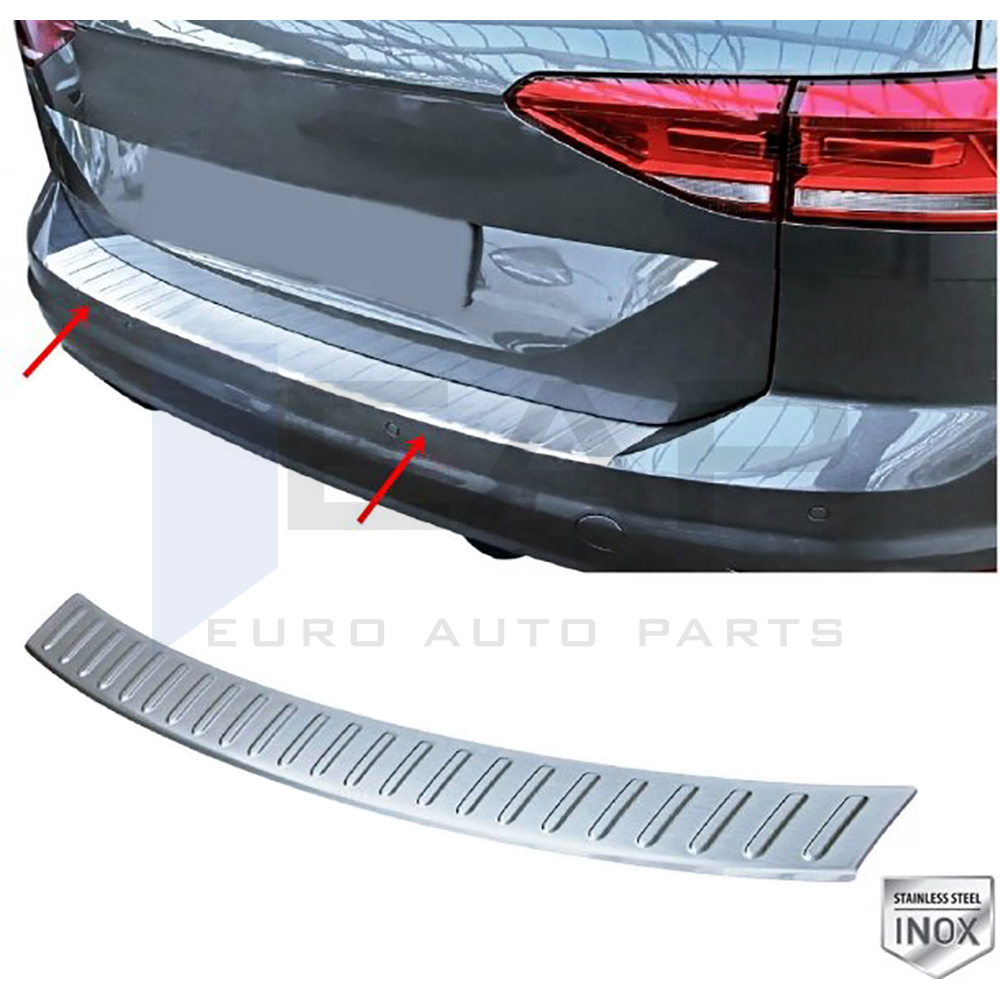 Rear Bumper Protector - Stainless Steel