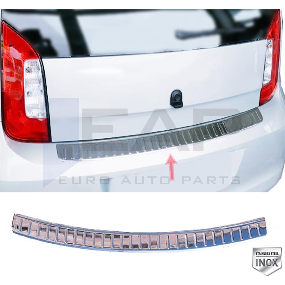 Rear Bumper Protector - Stainless Steel