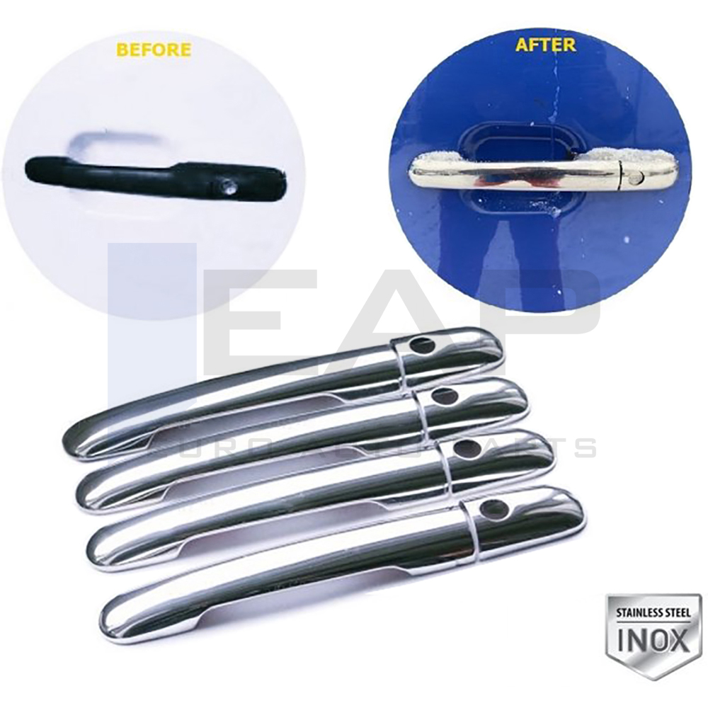 Door Handle Cover - 4 Doors - Stainless Steel